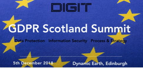 CyberWhite proudly sponsored GDPR Scotland summit